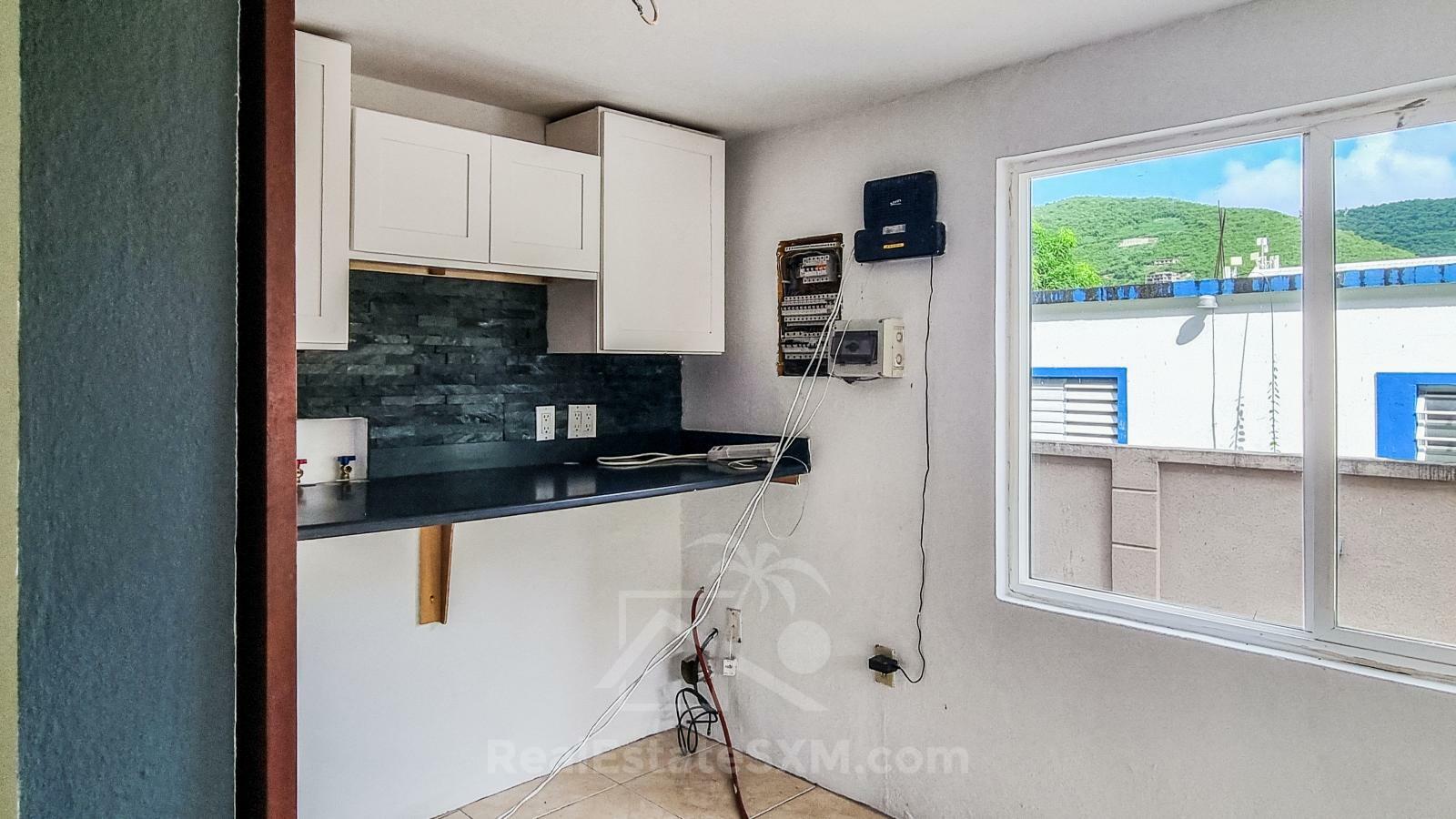 St Peters 2BR spacious apartment FOR RENT SXM. Convenient location. Gated. Renovated. Semi-furnished