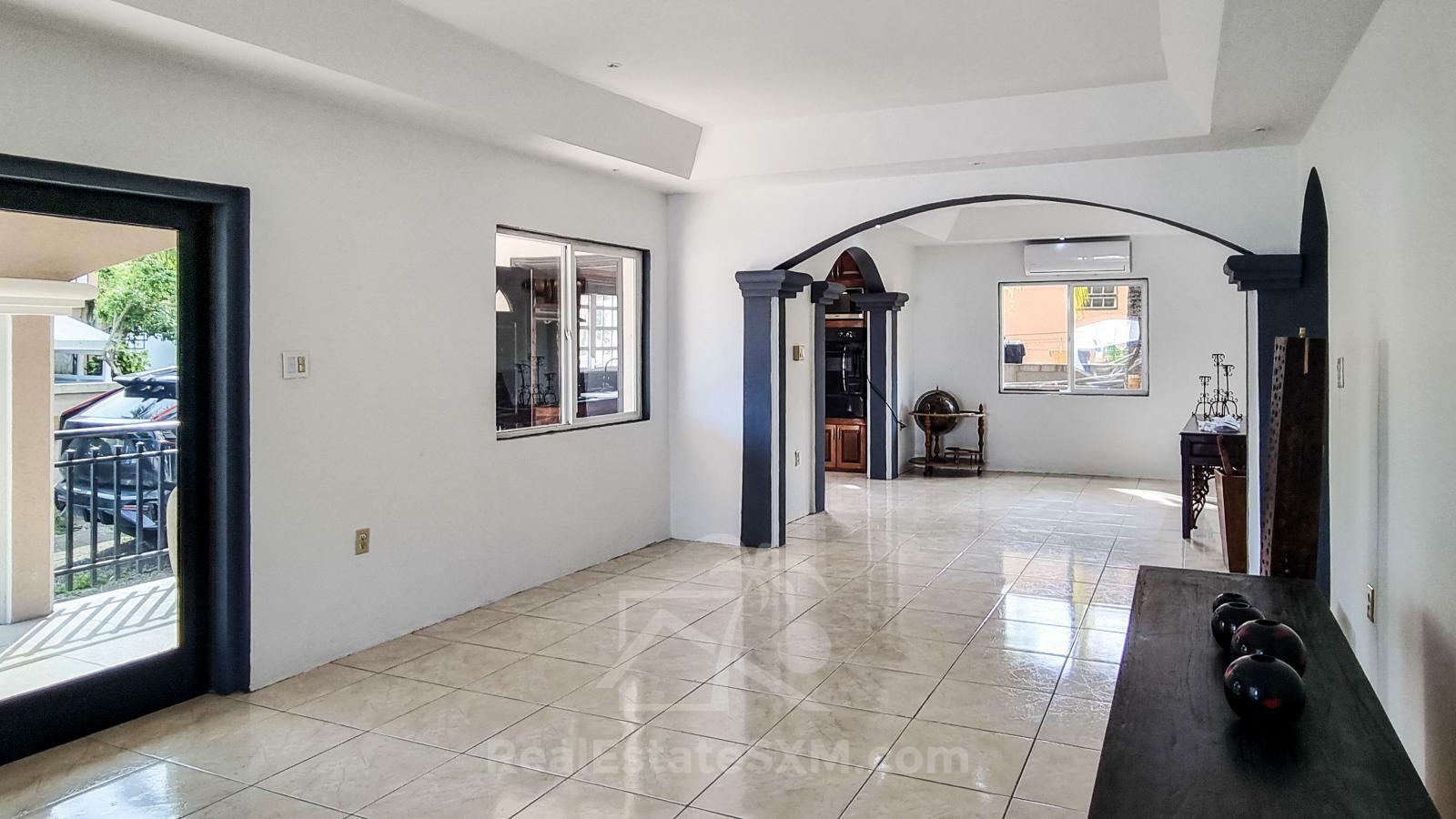 St Peters 2BR spacious apartment FOR RENT SXM. Convenient location. Gated. Renovated. Semi-furnished