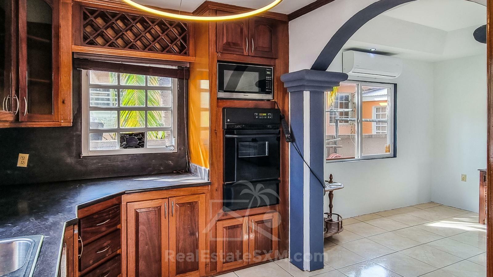 St Peters 2BR spacious apartment FOR RENT SXM. Convenient location. Gated. Renovated. Semi-furnished