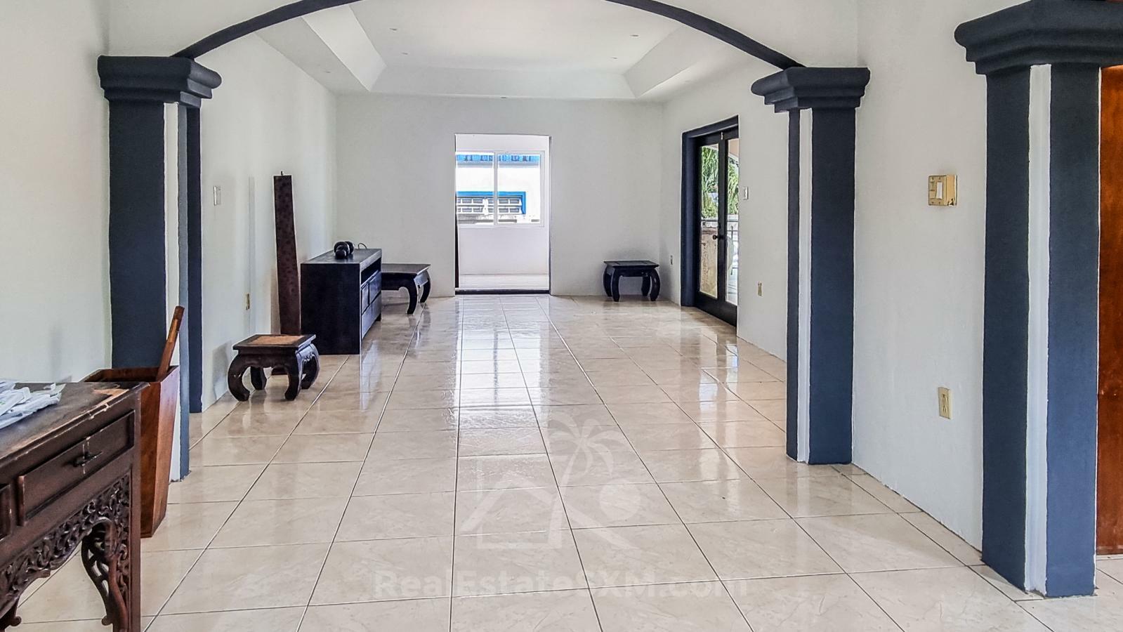 St Peters 2BR spacious apartment FOR RENT SXM. Convenient location. Gated. Renovated. Semi-furnished