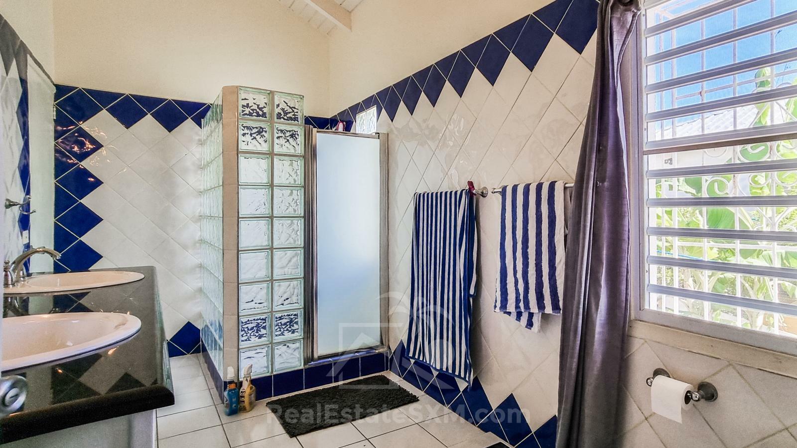 St Martin villa for sale in Pelican Key. Caribbean Sunsets. Sea View.  + 2BR apartment 