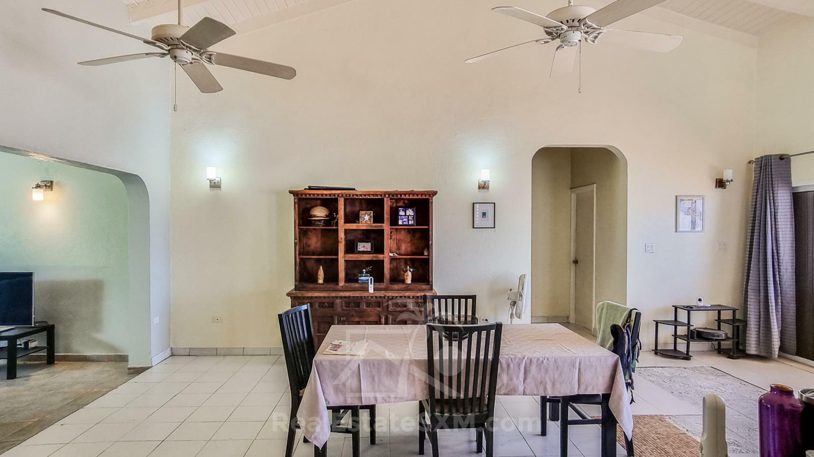 St Martin villa for sale in Pelican Key. Caribbean Sunsets. Sea View.  + 2BR apartment 