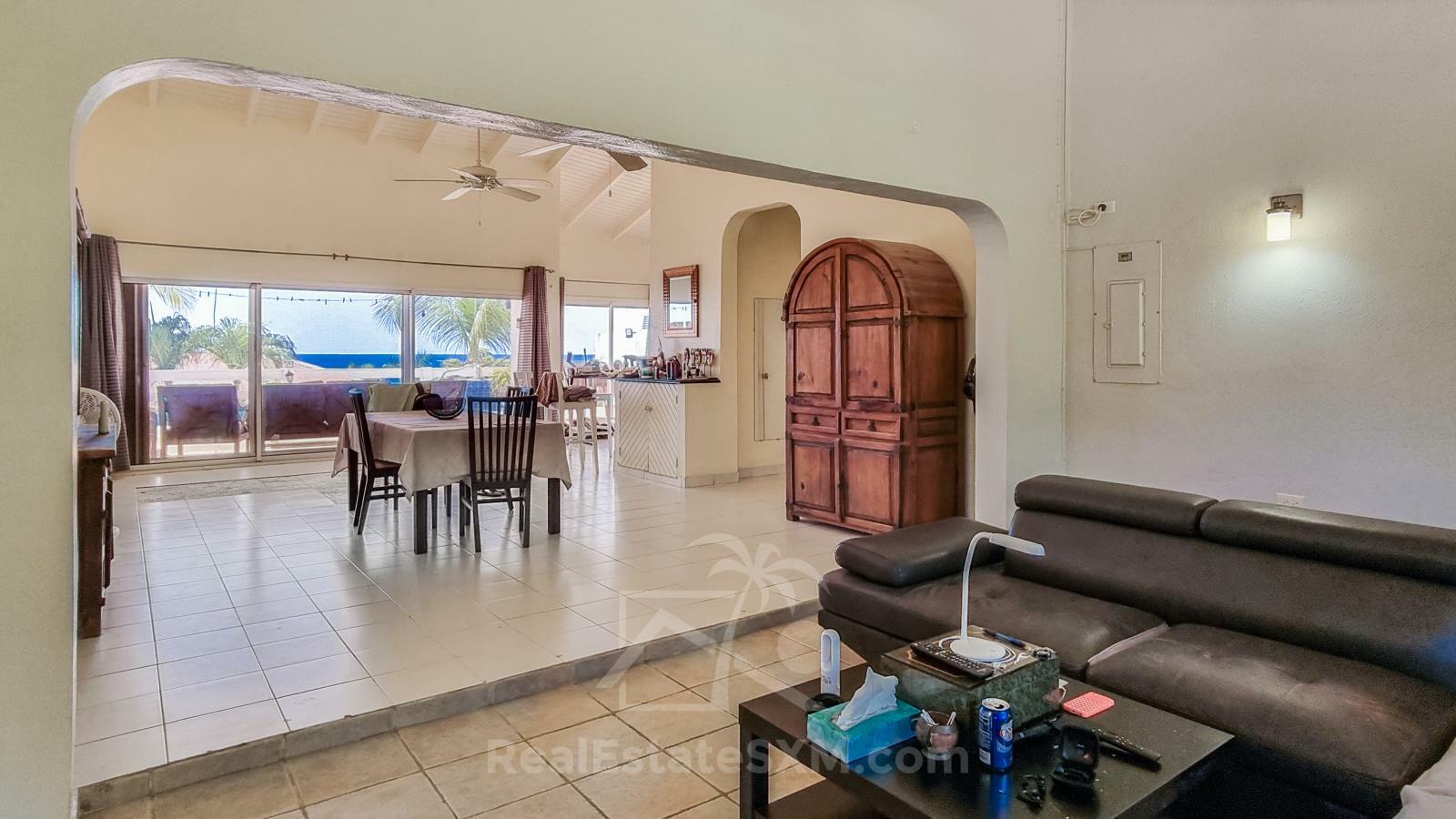 St Martin villa for sale in Pelican Key. Caribbean Sunsets. Sea View.  + 2BR apartment 