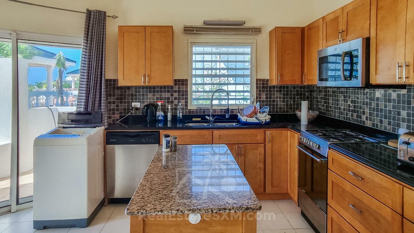 St Martin villa for sale in Pelican Key. Caribbean Sunsets. Sea View.  + 2BR apartment 