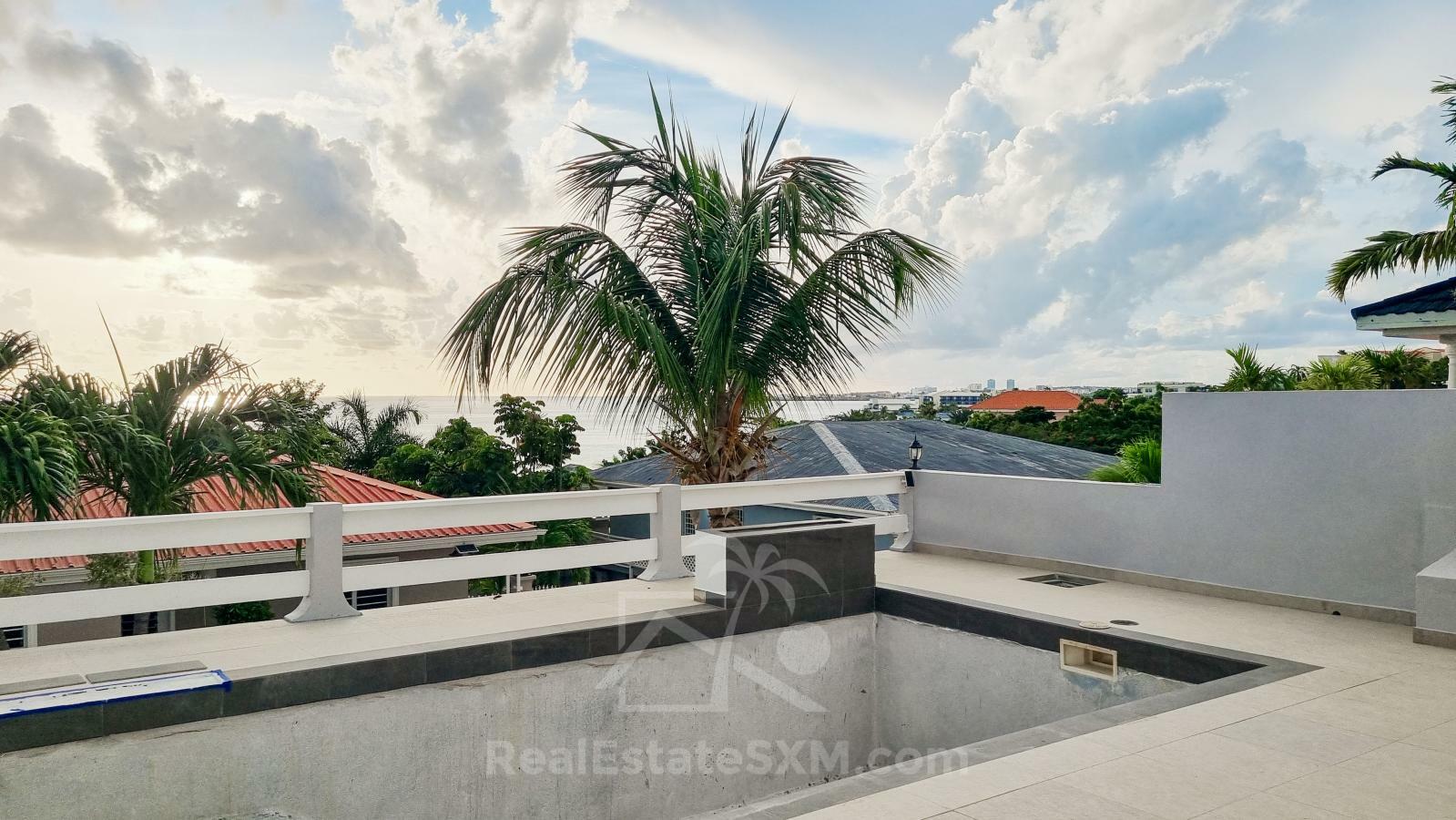 St Martin villa for sale in Pelican Key. Caribbean Sunsets. Sea View.  + 2BR apartment 