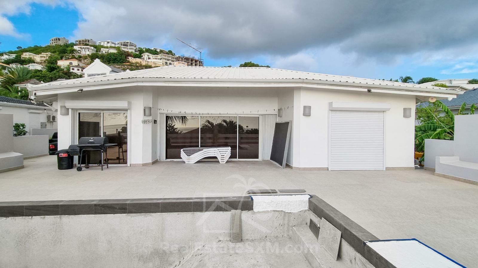 St Martin villa for sale in Pelican Key. Caribbean Sunsets. Sea View.  + 2BR apartment 
