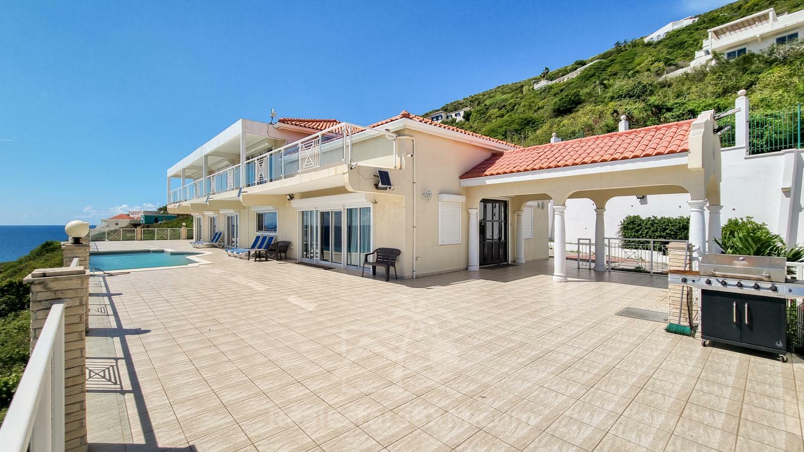 Luxury Caribbean property for sale in St Maarten: Villa Athena, Beethoven Rd. Unbelievable views! 