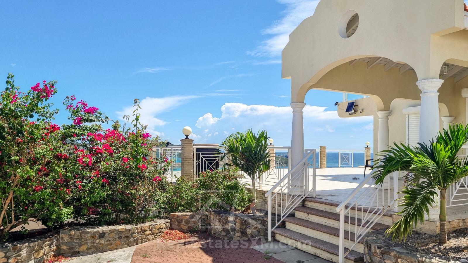 Luxury Caribbean property for sale in St Maarten: Villa Athena, Beethoven Rd. Unbelievable views! 