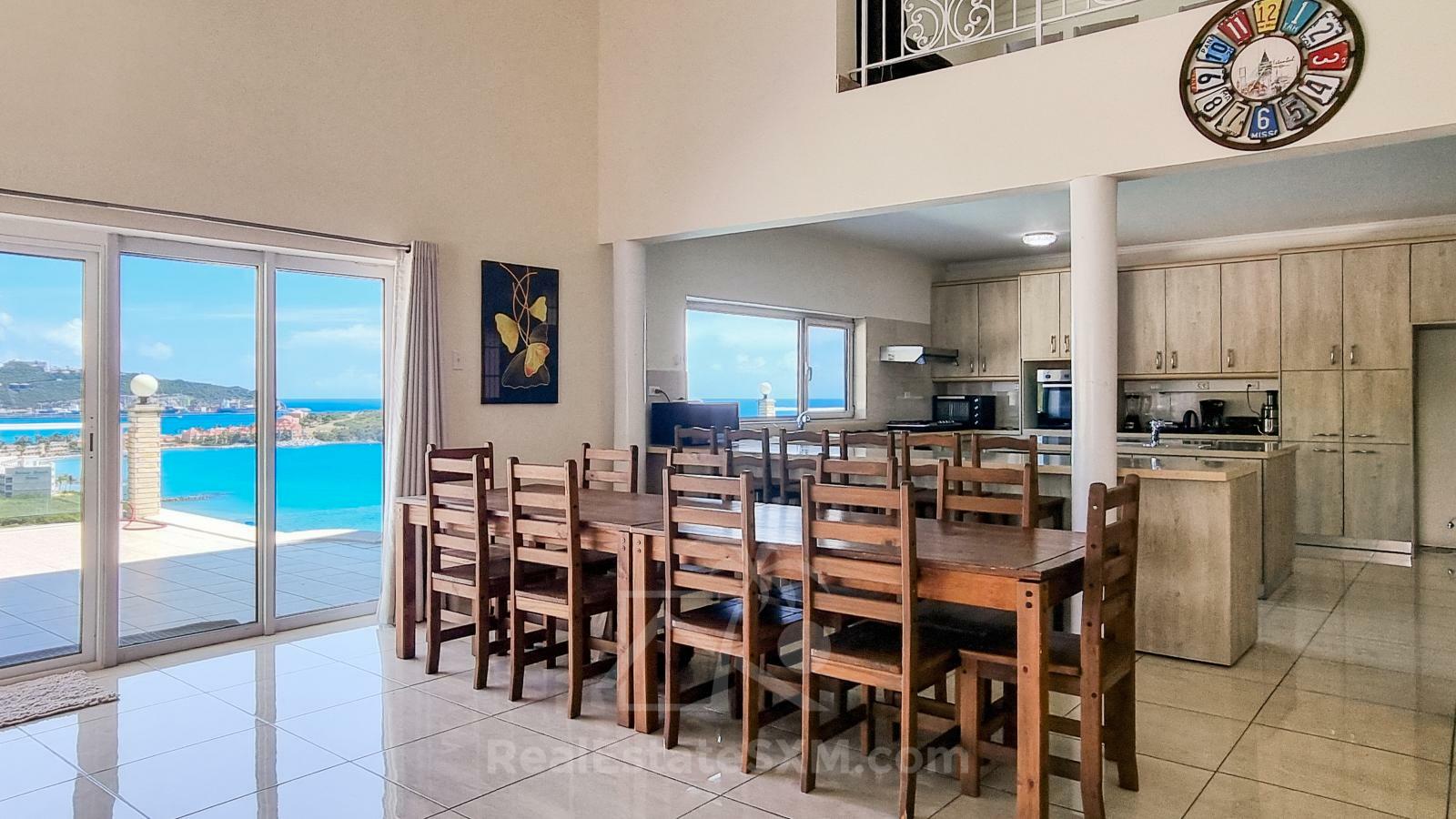 Luxury Caribbean property for sale in St Maarten: Villa Athena, Beethoven Rd. Unbelievable views! 