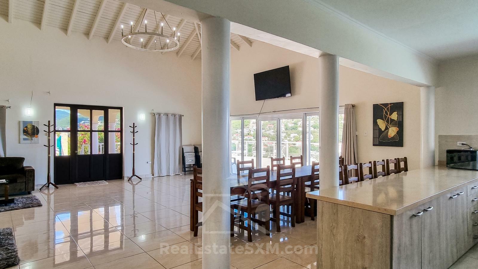 Luxury Caribbean property for sale in St Maarten: Villa Athena, Beethoven Rd. Unbelievable views! 