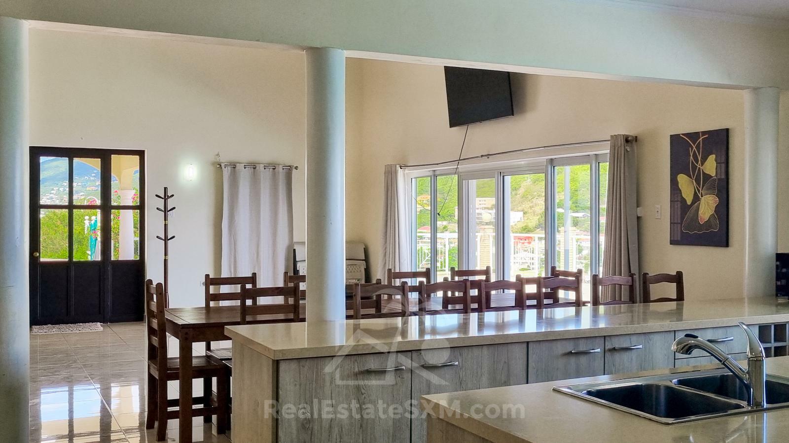 Luxury Caribbean property for sale in St Maarten: Villa Athena, Beethoven Rd. Unbelievable views! 