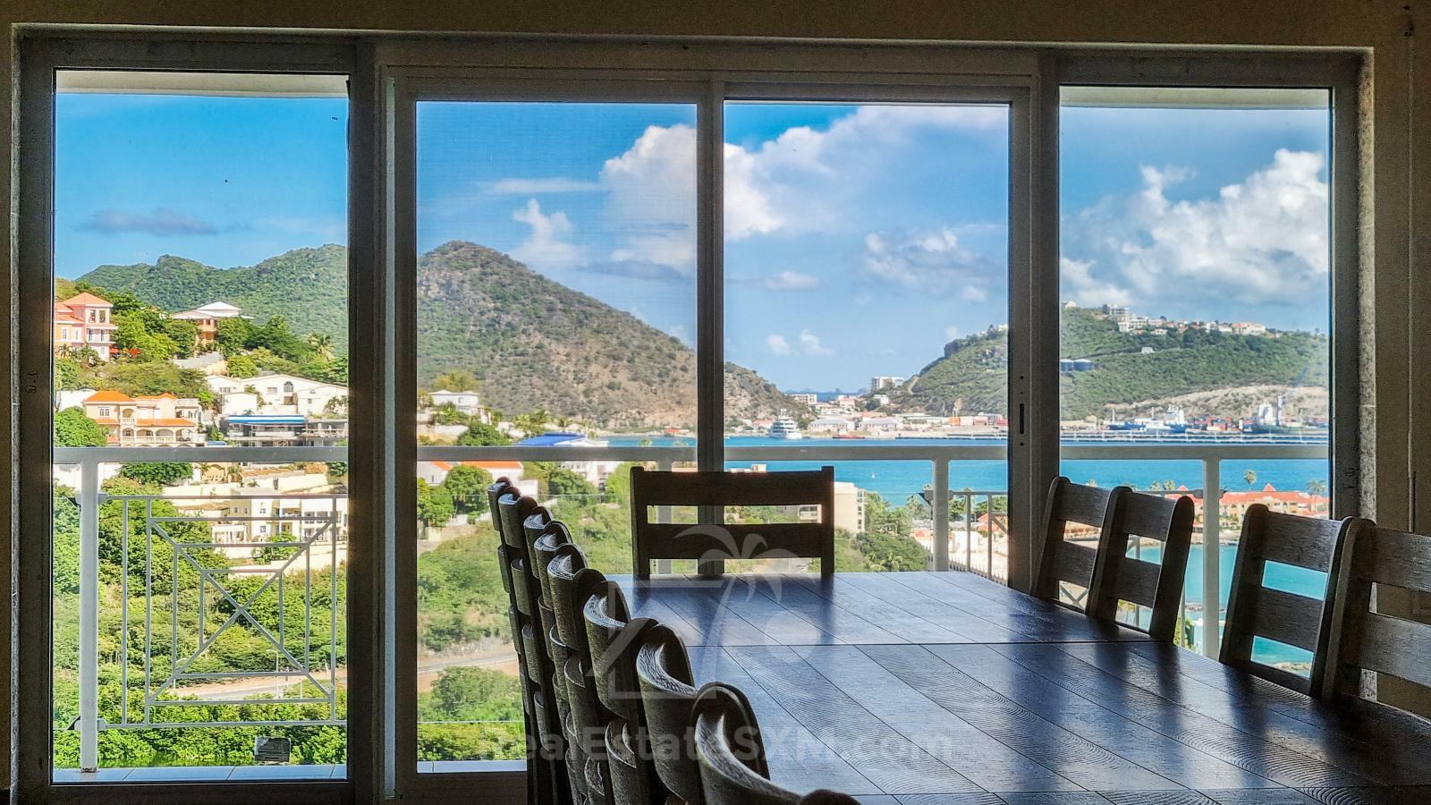 Luxury Caribbean property for sale in St Maarten: Villa Athena, Beethoven Rd. Unbelievable views! 