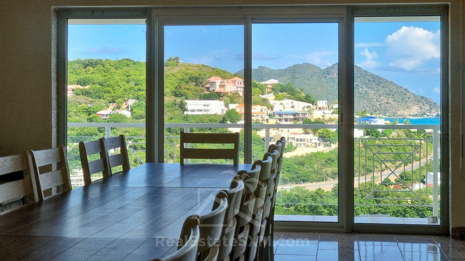 Luxury Caribbean property for sale in St Maarten: Villa Athena, Beethoven Rd. Unbelievable views! 