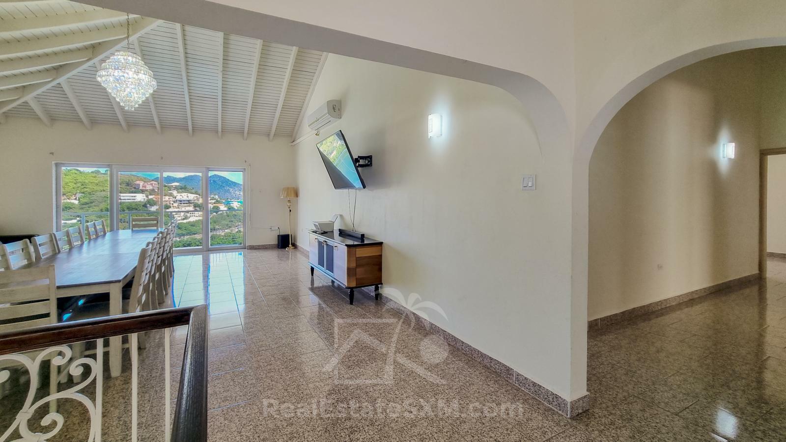 Luxury Caribbean property for sale in St Maarten: Villa Athena, Beethoven Rd. Unbelievable views! 