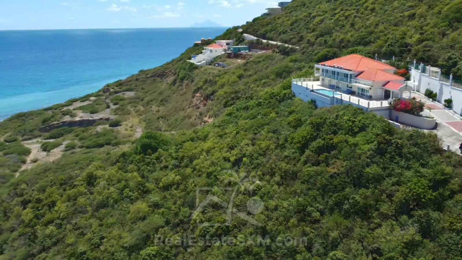 Luxury Caribbean property for sale in St Maarten: Villa Athena, Beethoven Rd. Unbelievable views! 