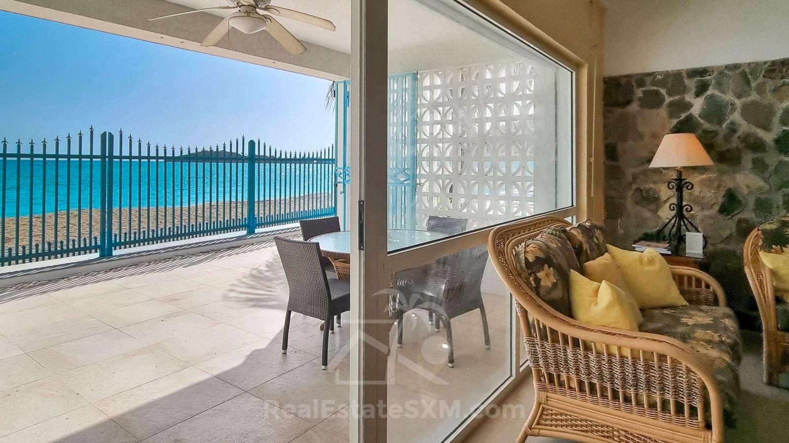 Caribbean Beachfront Villa in St Maarten for sale. Great Bay. Gated exclusive community
