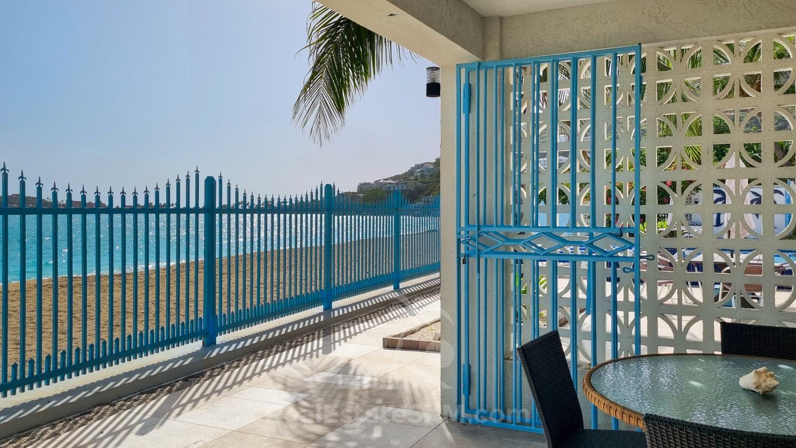 Caribbean Beachfront Villa in St Maarten for sale. Great Bay. Gated exclusive community
