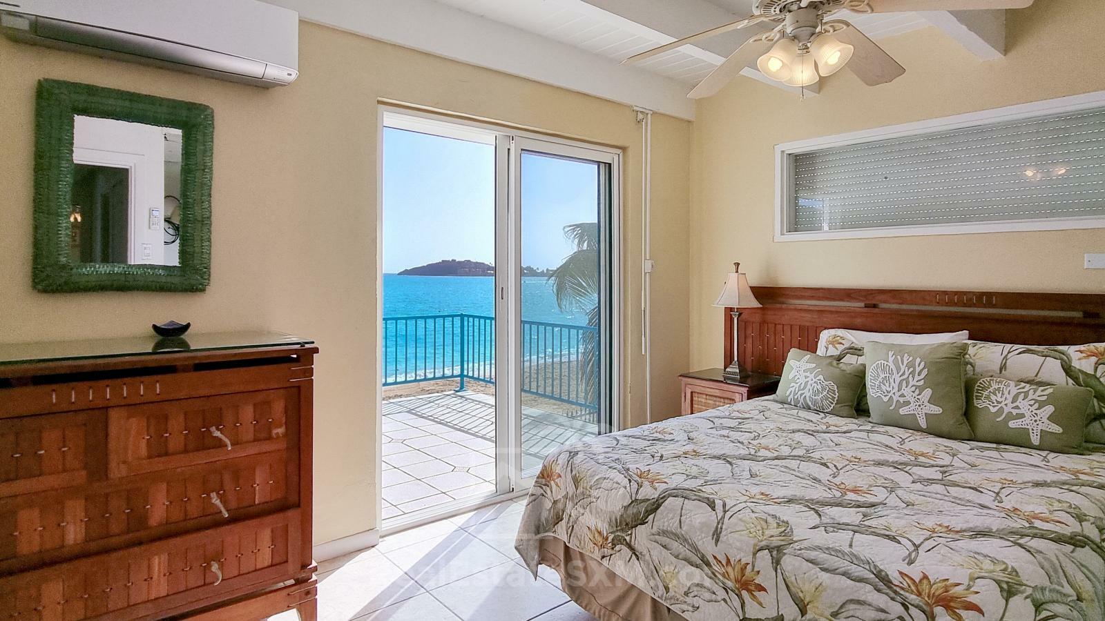 Caribbean Beachfront Villa in St Maarten for sale. Great Bay. Gated exclusive community