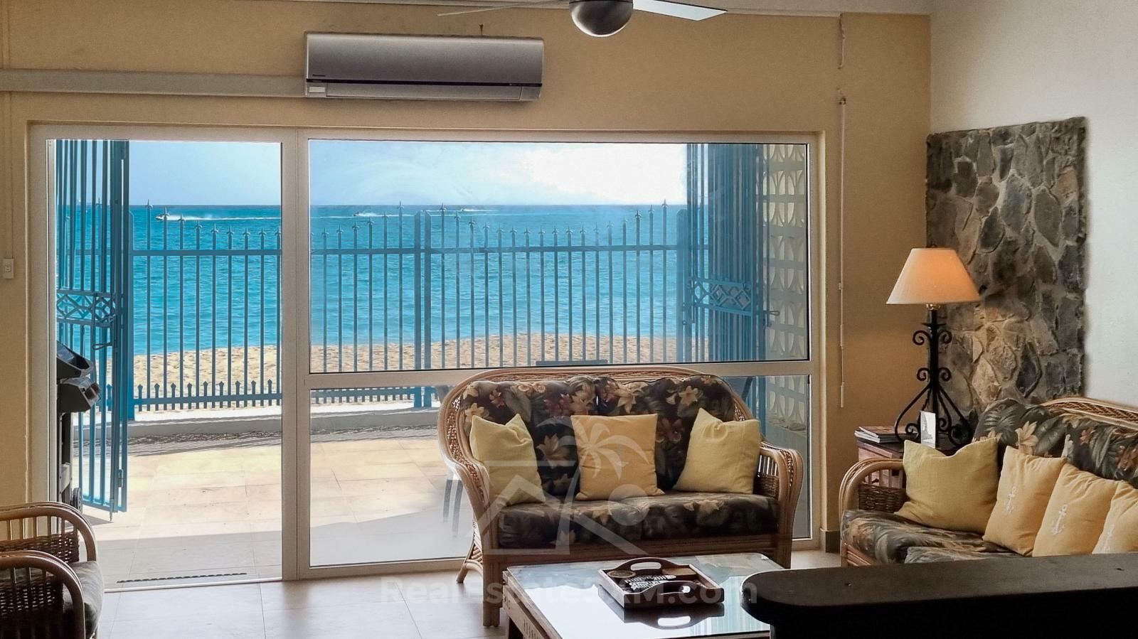 Caribbean Beachfront Villa in St Maarten for sale. Great Bay. Gated exclusive community