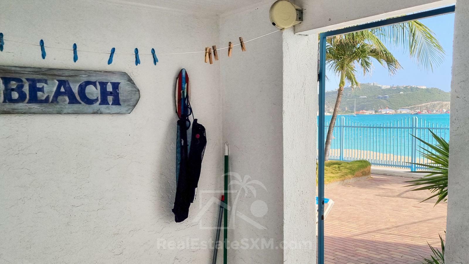 Caribbean Beachfront Villa in St Maarten for sale. Great Bay. Gated exclusive community