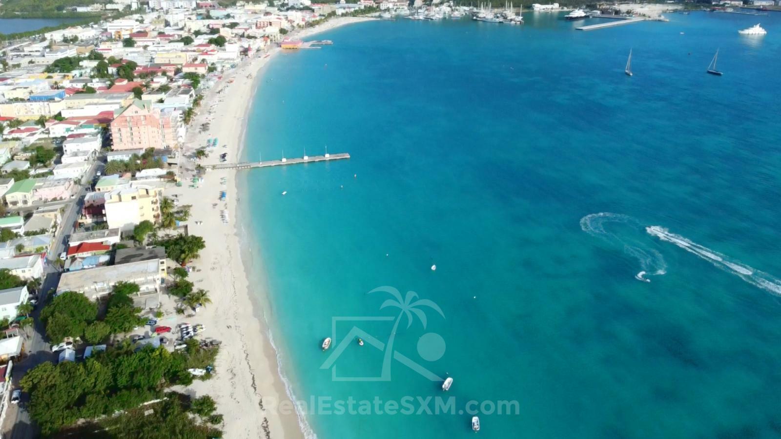 Caribbean Beachfront Villa in St Maarten for sale. Great Bay. Gated exclusive community