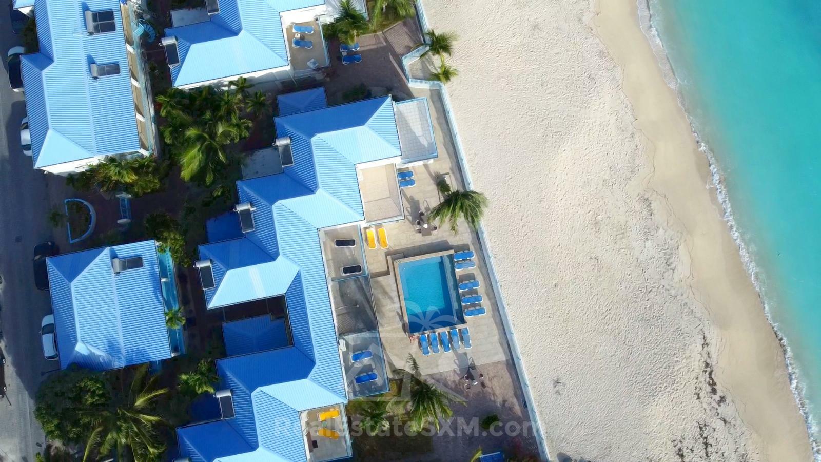 Caribbean Beachfront Villa in St Maarten for sale. Great Bay. Gated exclusive community