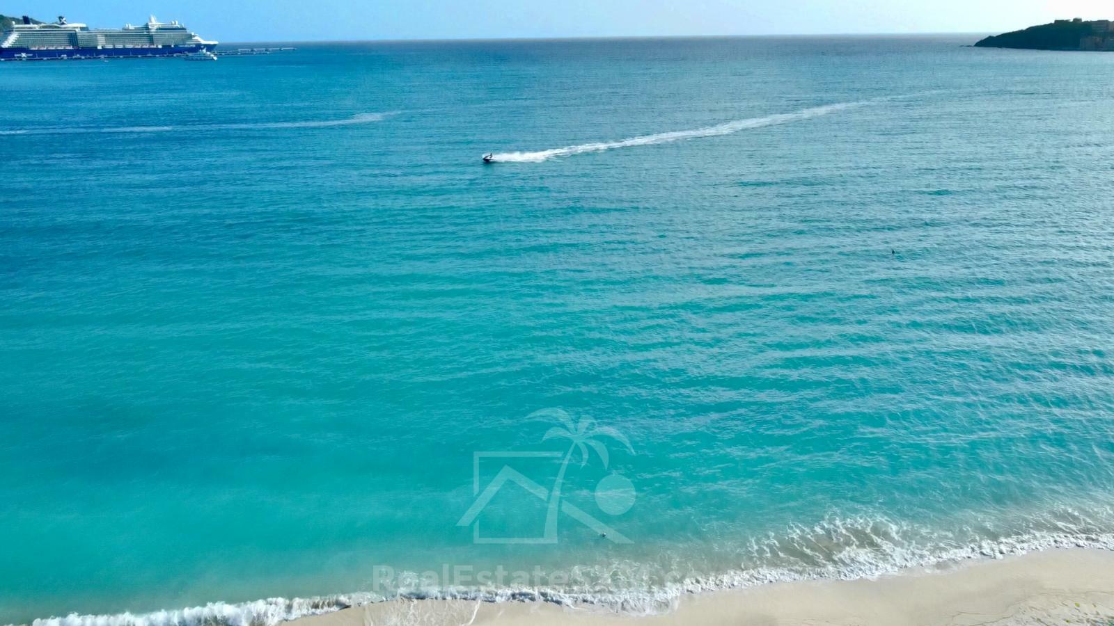 Caribbean Beachfront Villa in St Maarten for sale. Great Bay. Gated exclusive community