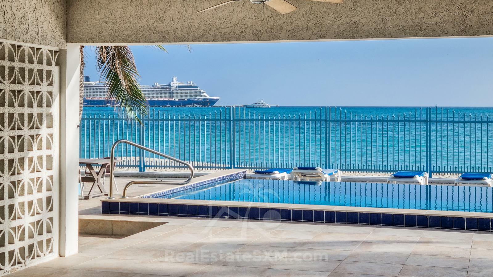 St Maarten Villa for sale at the Beach. Caribbean Dream. Great Bay, gated exclusive community