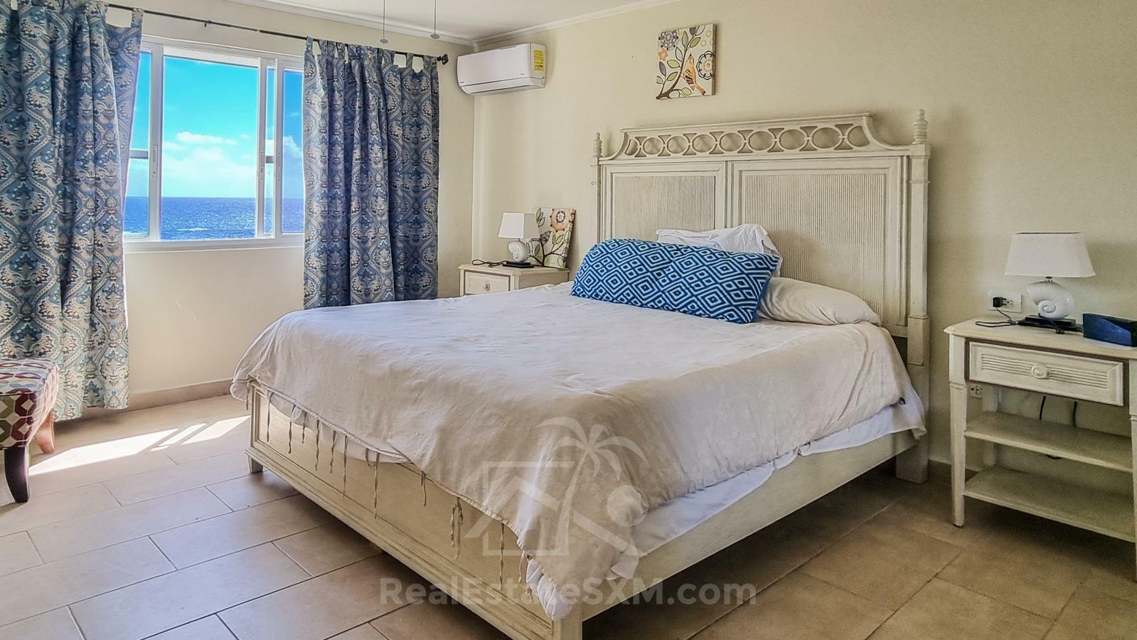 St Maarten home FOR SALE 2-bedroom condo Ocean-Front in Point Blanche. Swimming Pool. 