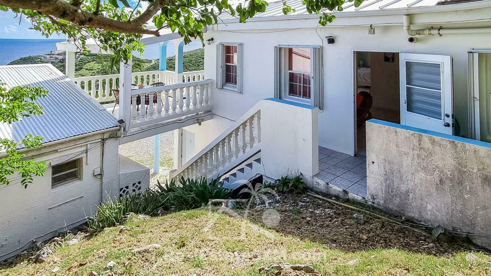 RENT Standalone Townhouse in Guana Bay, Sint Maarten. Peaceful living. Ocean view. Garage. Generator