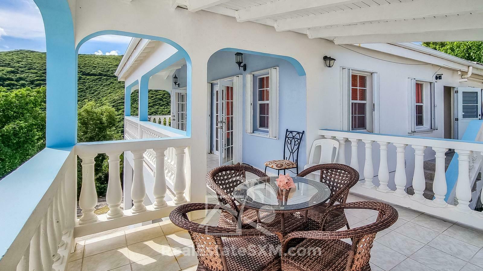 RENT Standalone Townhouse in Guana Bay, Sint Maarten. Peaceful living. Ocean view. Garage. Generator