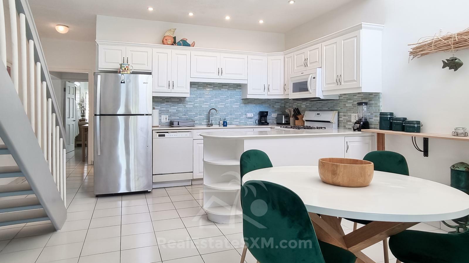Oceanfront 3-Bedroom Condo in Cupecoy Beach Club SXM. Caribbean Sunsets! Spacious. 2-levels
