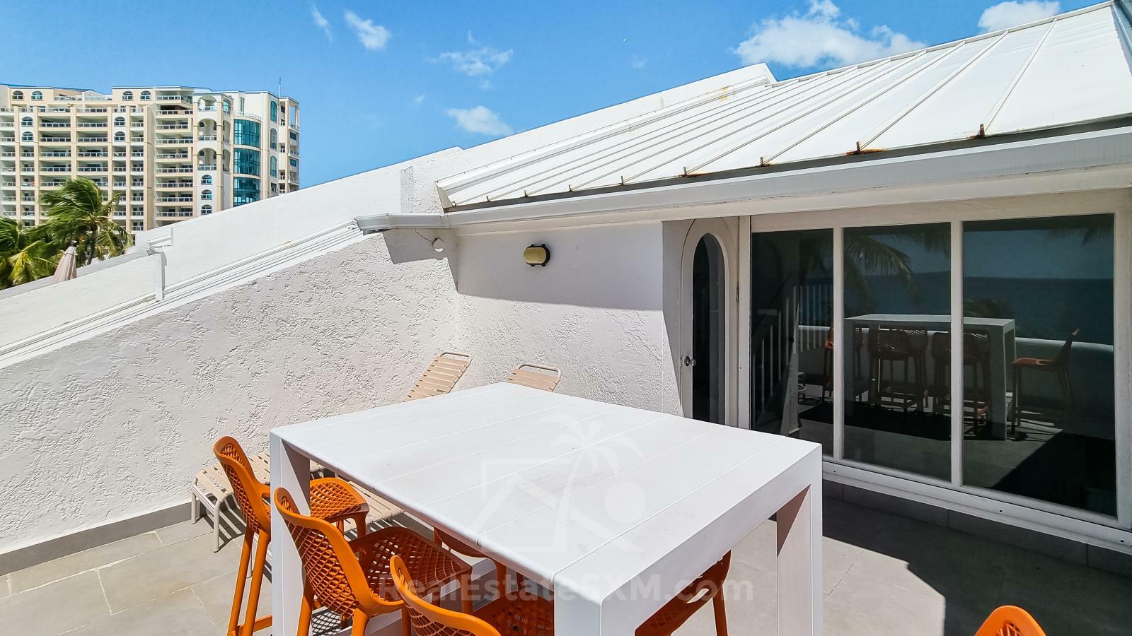 Oceanfront 3-Bedroom Condo in Cupecoy Beach Club SXM. Caribbean Sunsets! Spacious. 2-levels