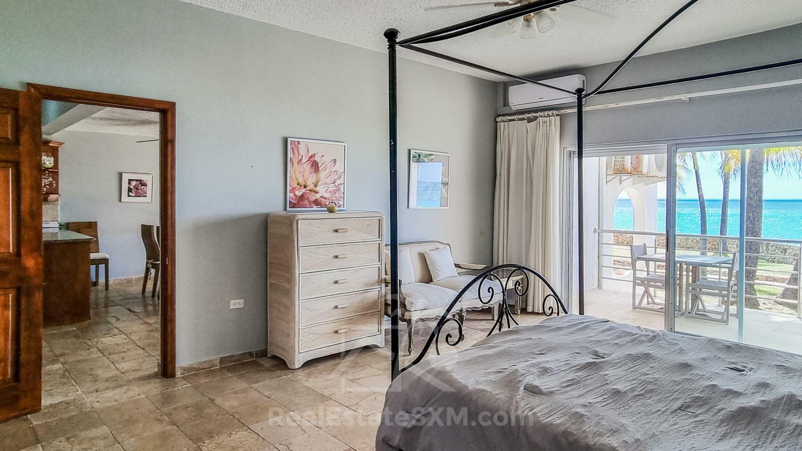 Waterfront condo in St Maarten Cupecoy Beach Club For Sale. Caribbean Sunsets. Private Beach. Gated