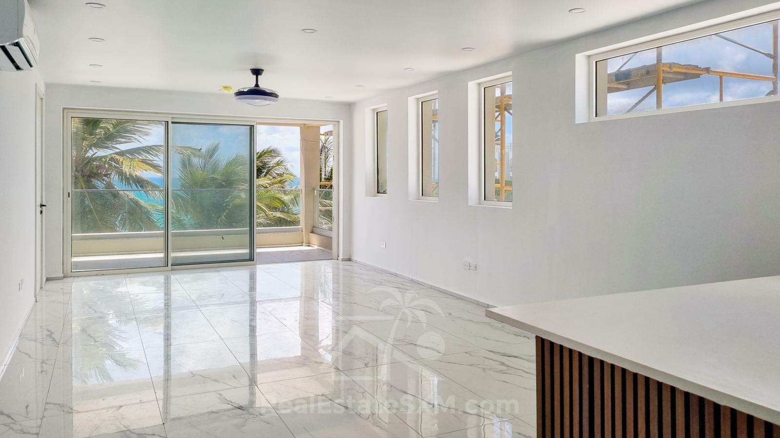 Right on the Simpson Bay Beach! 2BR Condo FOR SALE. Beacon Hill. Brand NEW. Breathtaking views
