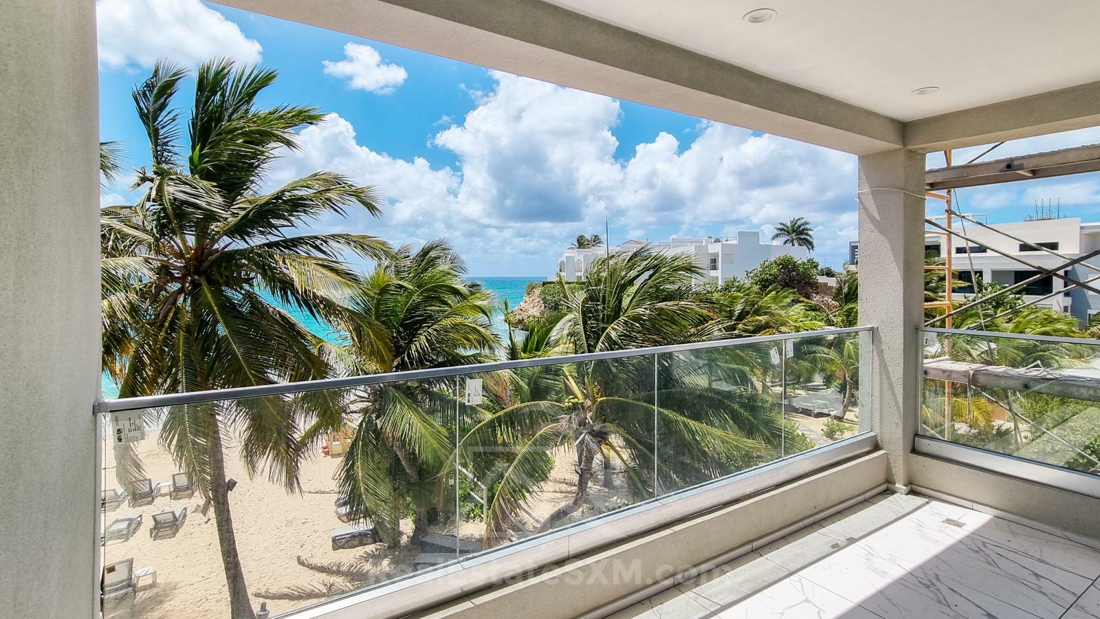 Right on the Simpson Bay Beach! 2BR Condo FOR SALE. Beacon Hill. Brand NEW. Breathtaking views