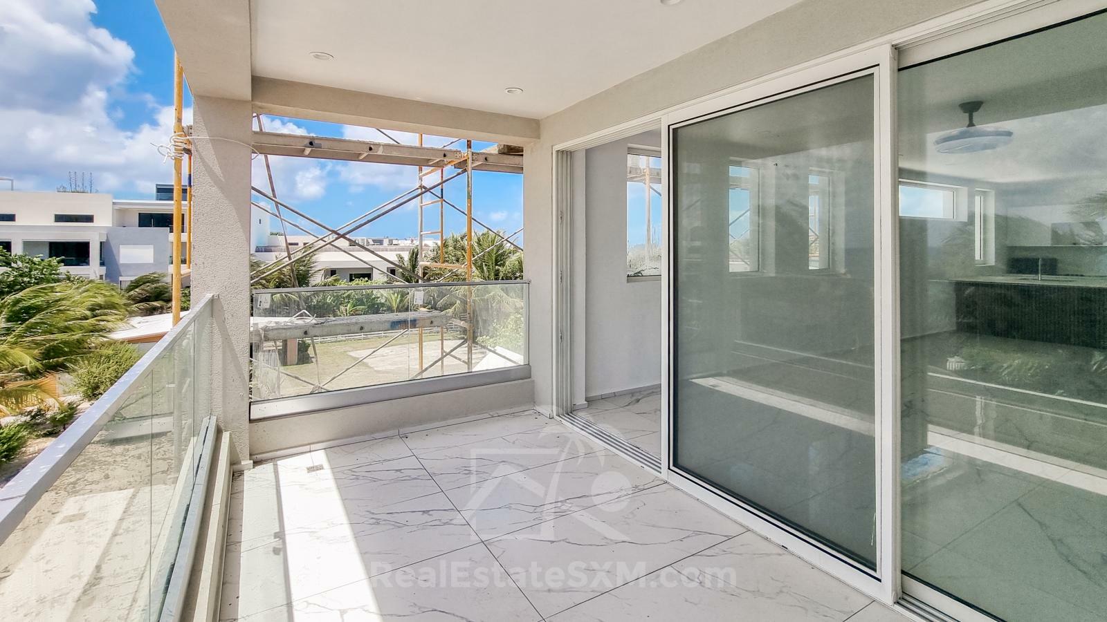 Right on the Simpson Bay Beach! 2BR Condo FOR SALE. Beacon Hill. Brand NEW. Breathtaking views