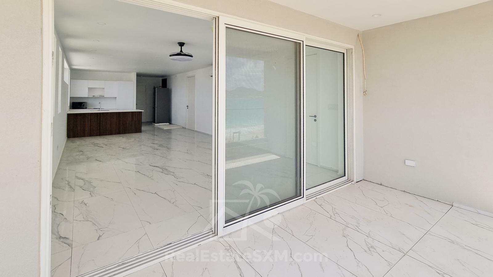 Right on the Simpson Bay Beach! 2BR Condo FOR SALE. Beacon Hill. Brand NEW. Breathtaking views