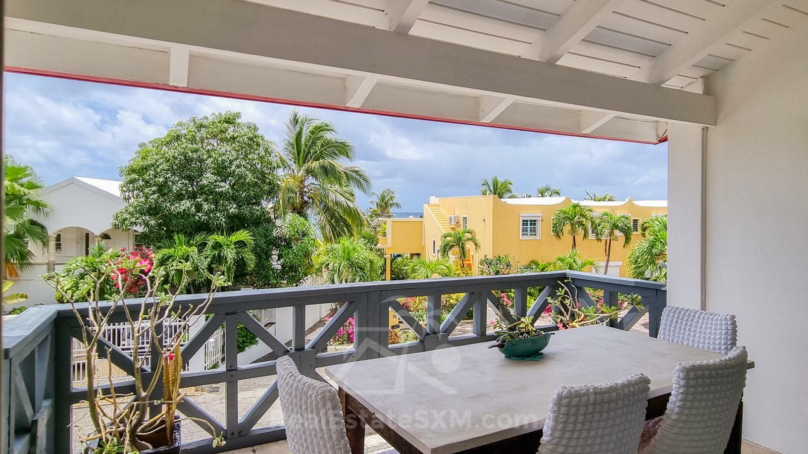 Condo for sale Pelican Key St Maarten. 2 studios in 1. Beautiful peaceful location. Rental potential