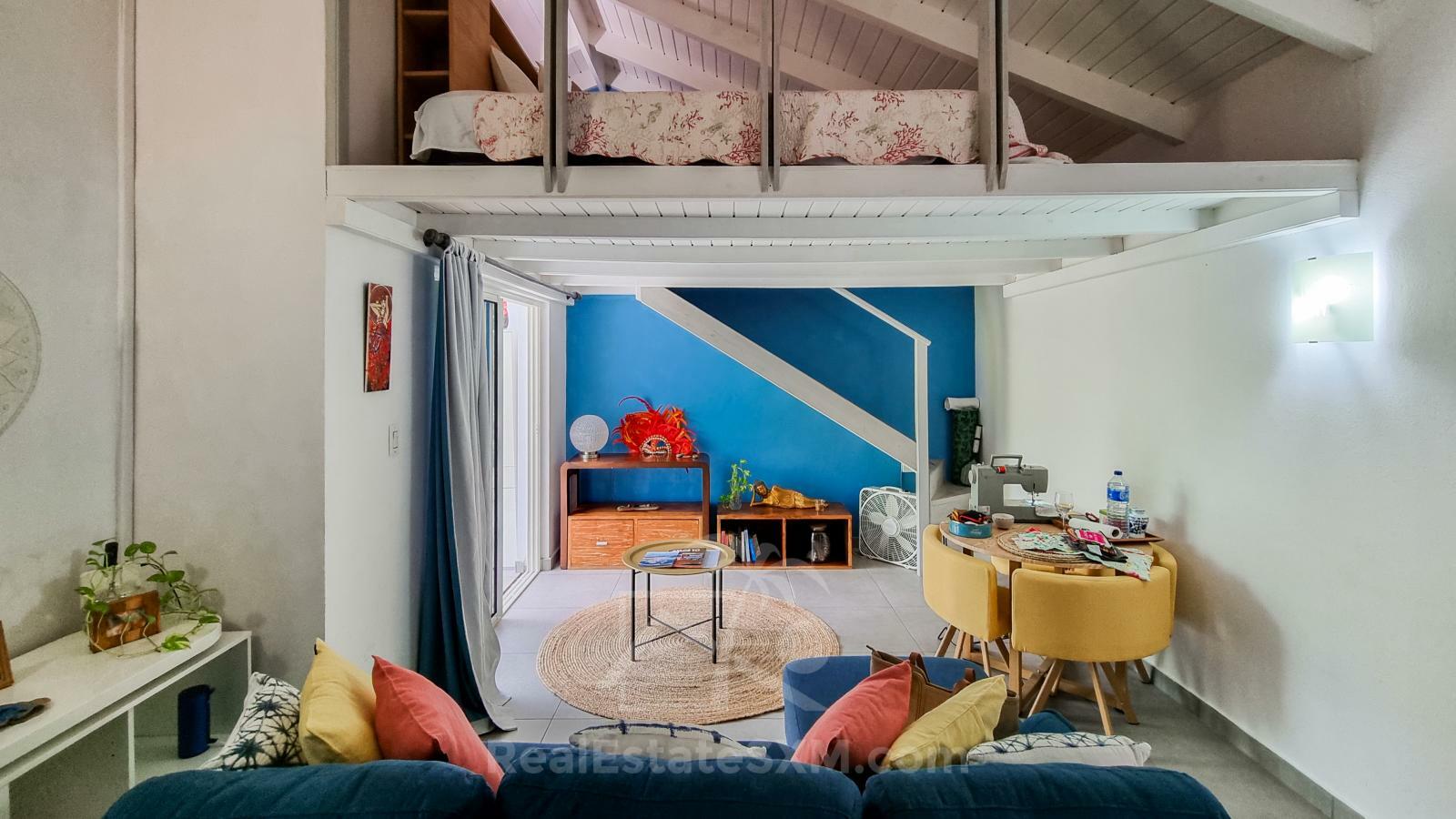 Condo for sale Pelican Key St Maarten. 2 studios in 1. Beautiful peaceful location. Rental potential