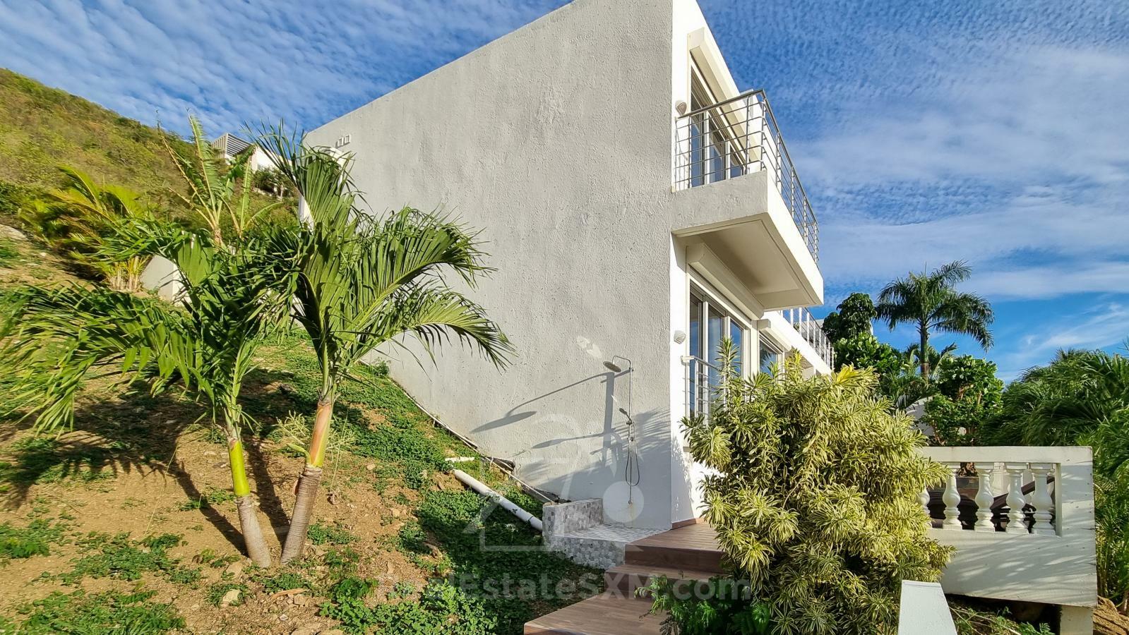 St Maarten Modern Luxury Villa in Indigo Bay FOR SALE. Views & Caribbean sunsets. Rooftop. SeaAzul