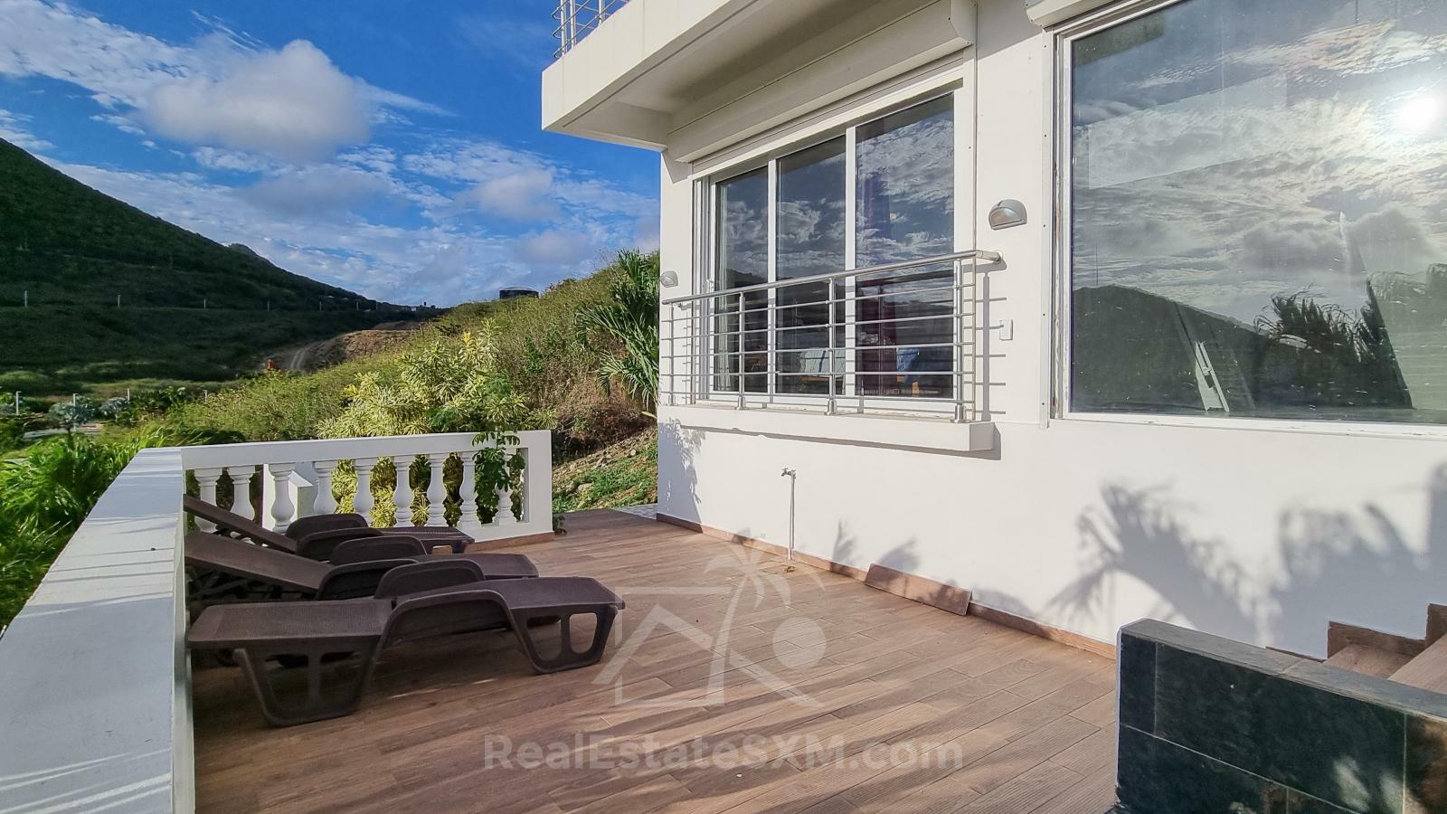 St Maarten Modern Luxury Villa in Indigo Bay FOR SALE. Views & Caribbean sunsets. Rooftop. SeaAzul