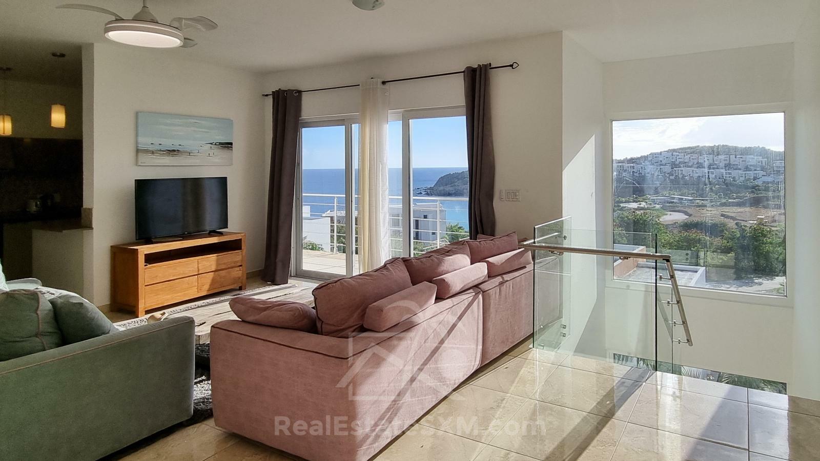 St Maarten Modern Luxury Villa in Indigo Bay FOR SALE. Views & Caribbean sunsets. Rooftop. SeaAzul