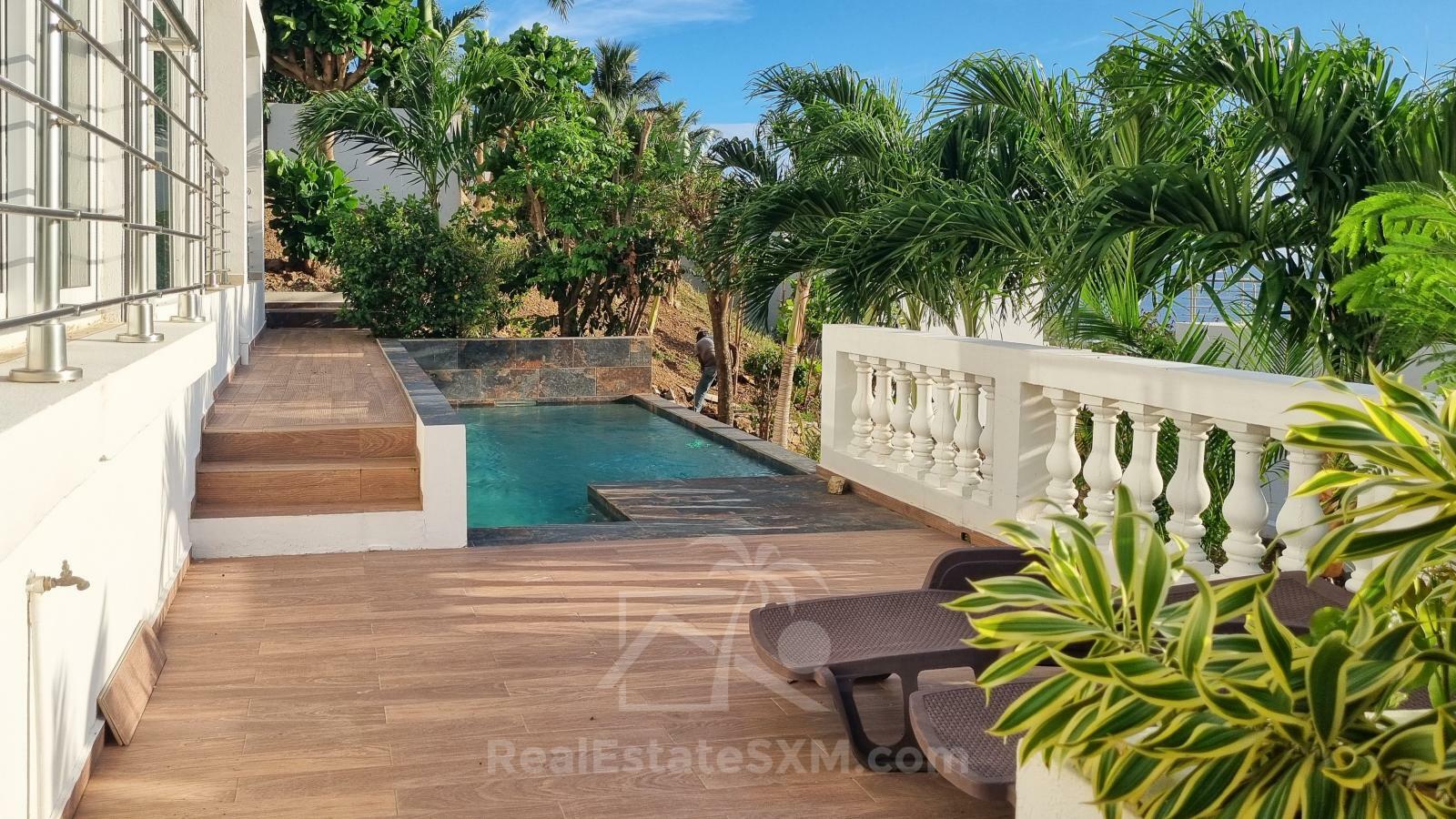 St Maarten Modern Luxury Villa in Indigo Bay FOR SALE. Views & Caribbean sunsets. Rooftop. SeaAzul