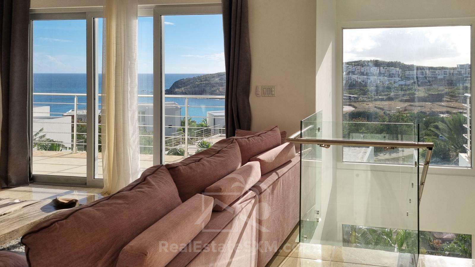 St Maarten Modern Luxury Villa in Indigo Bay FOR SALE. Views & Caribbean sunsets. Rooftop. SeaAzul