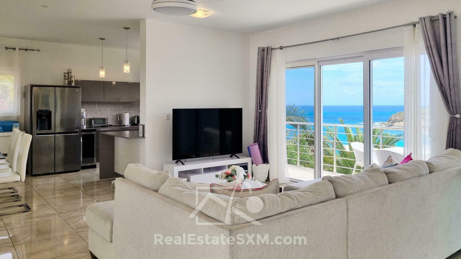 Modern Luxury Villa in Indigo Bay St Maarten FOR SALE. Views & Caribbean Sunsets. Rooftop. SeaVista
