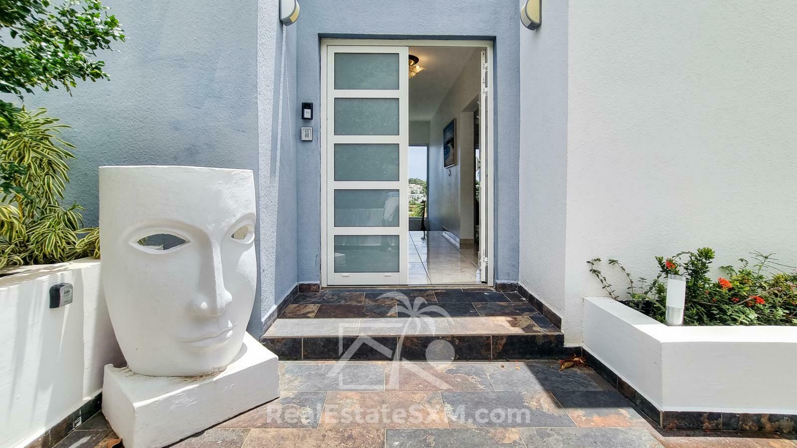 Modern Luxury Villa in Indigo Bay St Maarten FOR SALE. Views & Caribbean Sunsets. Rooftop. SeaVista
