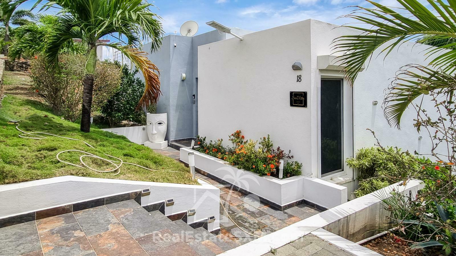 Modern Luxury Villa in Indigo Bay St Maarten FOR SALE. Views & Caribbean Sunsets. Rooftop. SeaVista