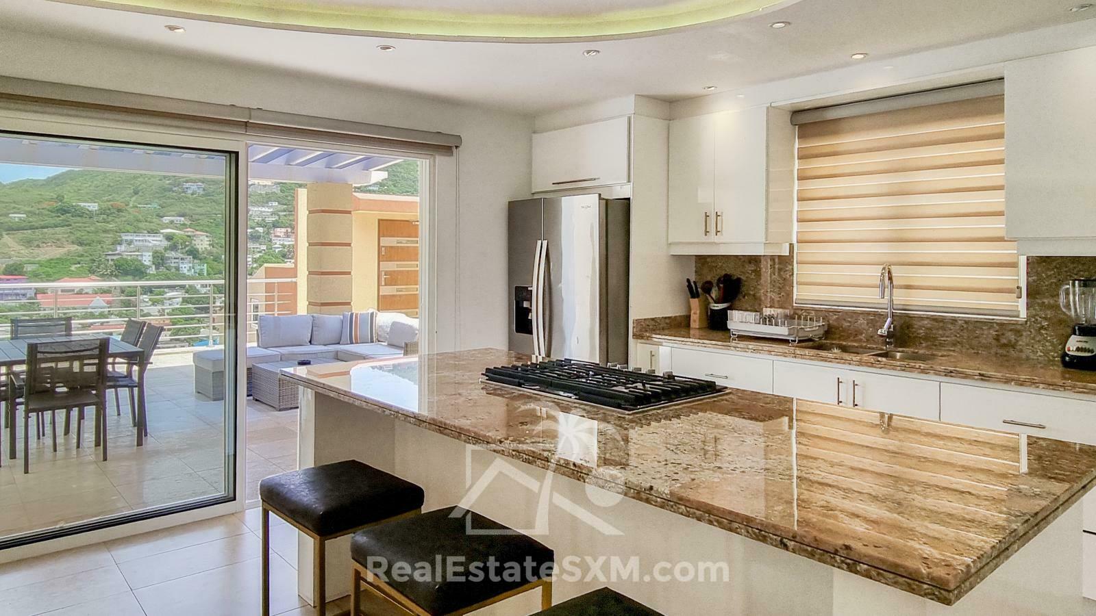 2-Bedroom Townhouse with Private Pool. Valley Estate, St. Maarten. Beautiful Views. Gated Peaceful
