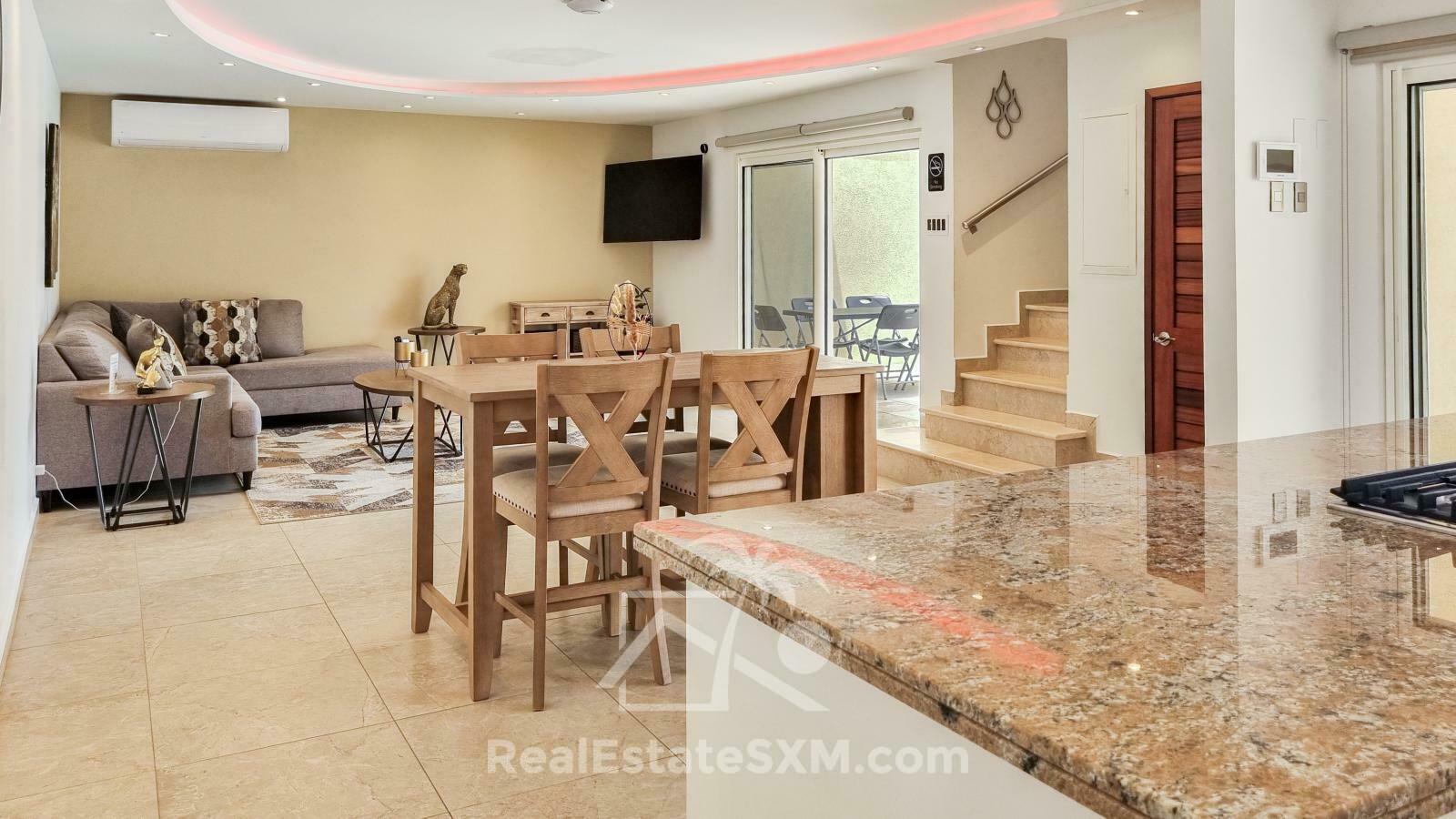 2-Bedroom Townhouse with Private Pool. Valley Estate, St. Maarten. Beautiful Views. Gated Peaceful